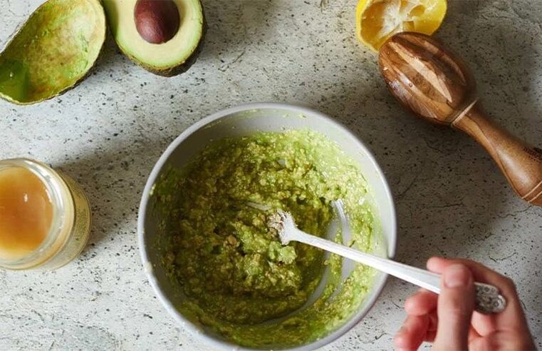 avocado masker voor verjonging